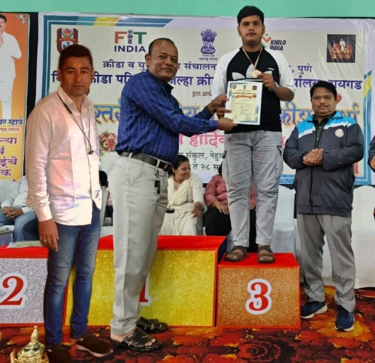 भारत चिल्ड्रेन्स अकॅडमी मधील खेळाडूंनी कांस्यपदक पटकावले